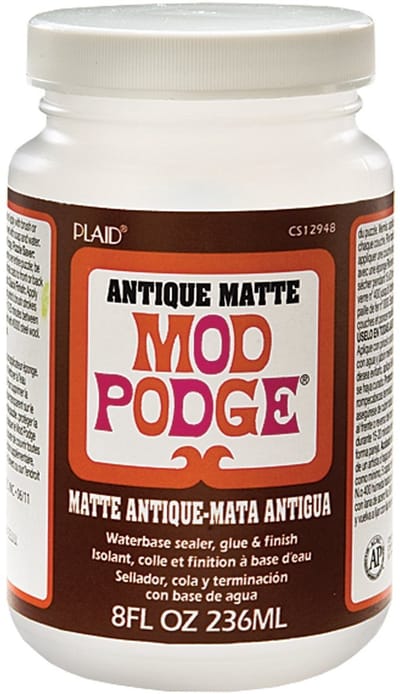 Mod Podge Antiek Mat - Lijm vernis en sealer in één - 236 ml