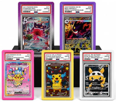 5 Stuks PSA Slab Guards - Slab Protector - TCG Beschermhoes Bumper - PSA Graded Kaarten - Geschikt voor Pokemon - Gradient Bumpers - PSA Slab Guard - Slab Bumper - Trading Card Games