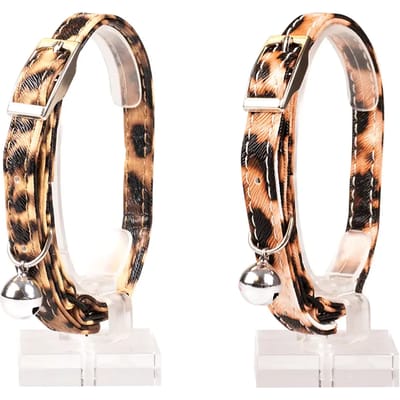 Duvo+ Kattenhalsband Luipaard Print 20-30cm / 10mm