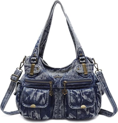 Handtas met Band - Schoudertas Dames - Dagelijks Gebruik - Zacht PU Leer - 36 x 30 x 13 cm