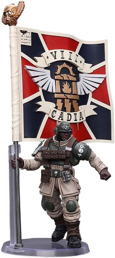 Actiefiguur 1/18 Sci-Fi Militaire Command squad met standaard