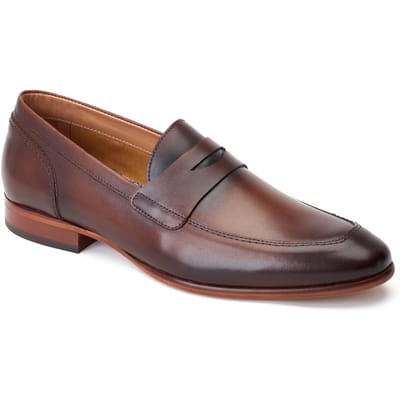 Base London Bruno Leren Heren Boombijn Loafers