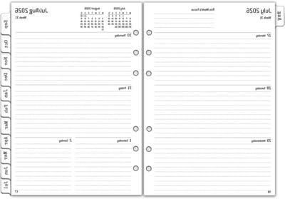 Weekly planner A5 2026/2027, 1 week op 2 pagina's, maandregisters, notities en contacten, 100 g/m², 153 x 21 mm formaat