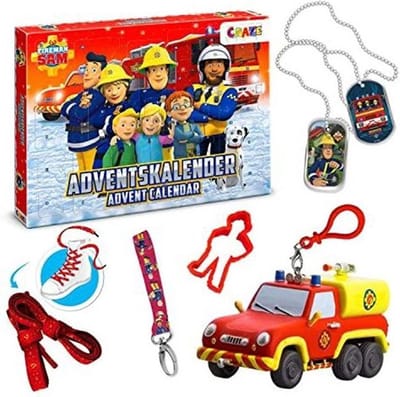 Brandweerman Sam adventskalender - Kerst - Fans - Elke dag een vakje