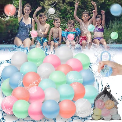 Herbruikbare Waterballonnen - Waterballonnen - Recyclebaar Silicone - Zelfsluitend - Snelle Vulling - Voor Kinderen en Volwassenen