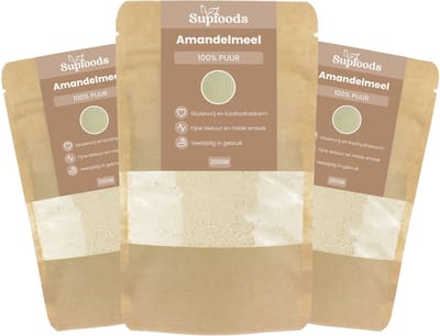 Amandelmeel 100% Puur - 800gram - Ideaal voor Bakken en Glutenvrije Recepten - Amandelmeel koolhydraatarm