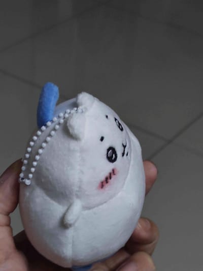 Chiikawa Grappige Pluche Sleutelhanger – Fout Hachiware & Domme Usagi Poppen – Kawaii Tas Hanger Knuffel voor Fans & Verzamelaars white