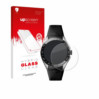 upscreen - Screenprotector voor TAG Heuer Connected Calibre E5 (45 mm) - Folie Beschermfolie Beschermglas transparant