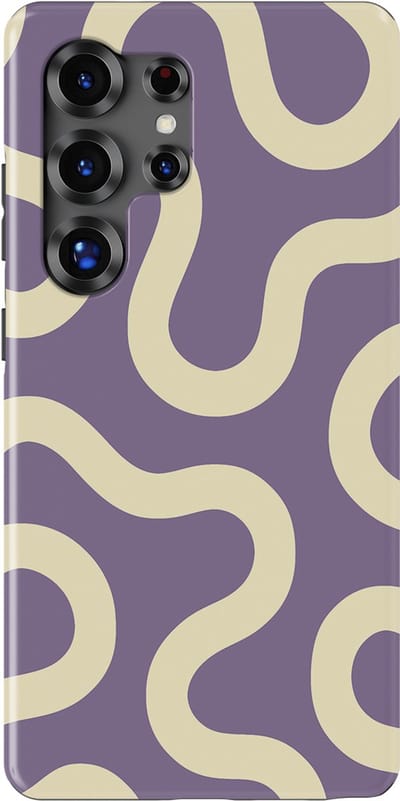 DripCase Motion Flow Tough Hoesje Samsung Galaxy S25 Ultra | Backcover met Mag | Trendy Design | Valbescherming | Pastel Path