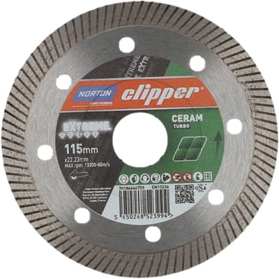 Clipper 70184644759 Super Gres XT Evo Diamantzaagblad - 115 x 22,23mm - Gres
