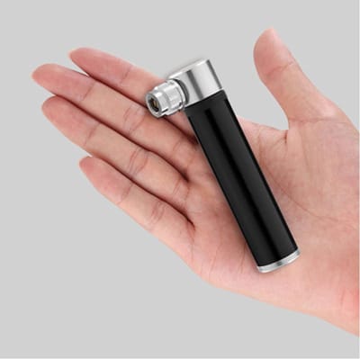 VT Goods - Mini Fietspomp - Draagbare Bandenpomp - Aluminium - Zwart - Geschikt voor Racefietsen en Mountainbikes - Ideaal voor Sportballen