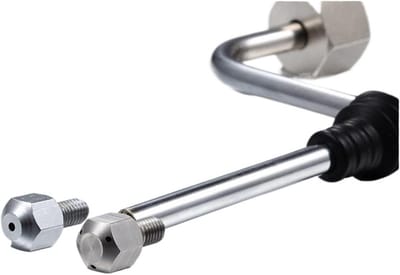 Stoommondstuk Koffiezetapparaat - Stoompijp Accessoire - Melkschuim Maken - Extra 3-gaats Tip - 5 Stuks - Zilver
