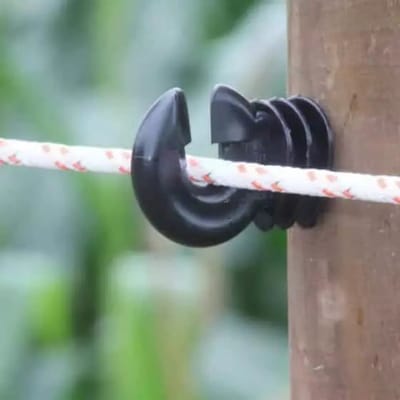 Koltec Schrikkoord 6 mm × 200 m — gevlochten koord 6mm 200m, laag weerstand schrikkoord, inox geleiders