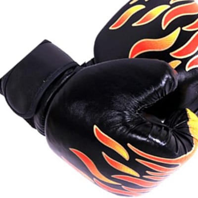 Jeugdbokshandschoenen - Kinderhandschoenen - Vechtsport Training - Ademend Gaas - 10oz - Zwart
