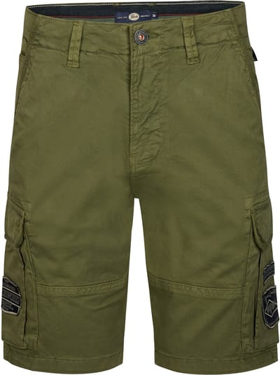 Petrol Industries - Heren Katoenen twill shorts Rallye - Groen - Maat L