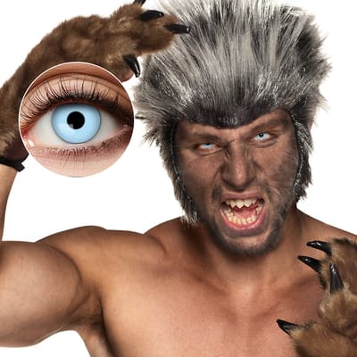 Boland - Paar 3-maandslenzen Weerwolf - Volwassenen - Halloween en Horror - Halloween contactlenzen - Horror