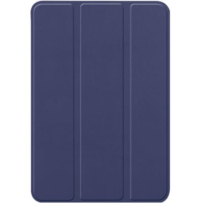imoshion Tablet Hoes - Geschikt voor Apple iPad Mini 6 (2021) - Trifold Bookcase - Donkerblauw