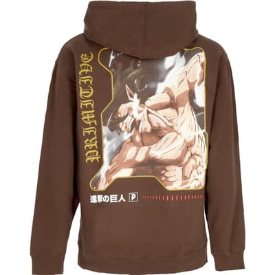 Future Memory Hoodie X Attack On Titan Bruine herenhoodie
