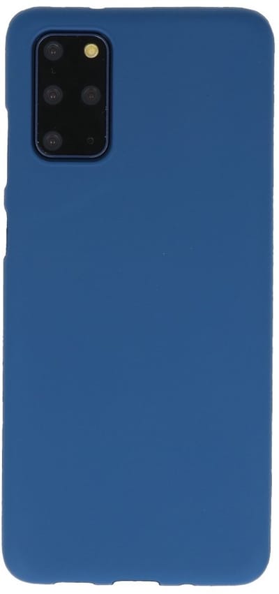 Hoesje Geschikt voor de Samsung Galaxy S20 Plus - Backcover Color Telefoonhoesje - Navy