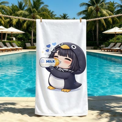 Gugu Gaga Serviette Mignonne Dessin Animé Pour Camping Extérieur Serviette de Plage Super Absorbante Séchage Rapide Serviette d'Été STJ40x70CM