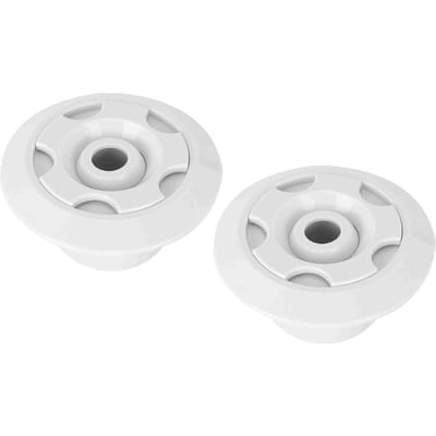 2 PCS Buse de Jet de Piscine 2 Pouces Rotation à 360 Degrés Réglable Massage Sortie d'Eau Buse pour Spa Piscine