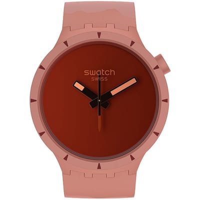 Swatch Aarde Serie Kwarts Uurwerk Plant Keramiek Mode Koppel Horloge Unisex Horloges Rood SB03R100 SB03R100 brown