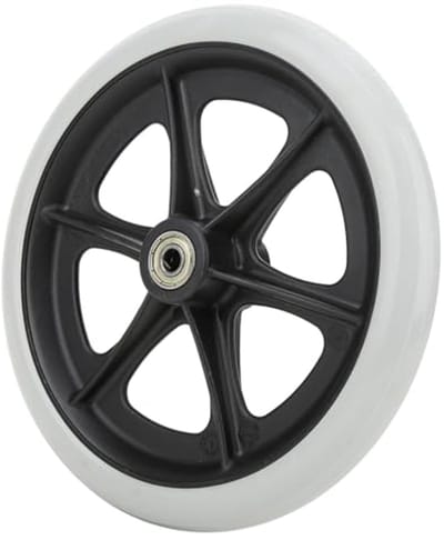 8 Inch Voorwielen voor Rolstoelen - Antislip Rubberwielen voor Vervanging van Rolstoelen en Rollators