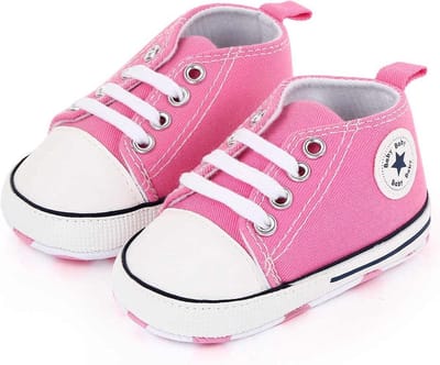 Steppies Babyschoentjes - Roze - Zachte Zool Antislip - Maat 18-19 (6-12 maanden, 12 cm) - Babyslofjes