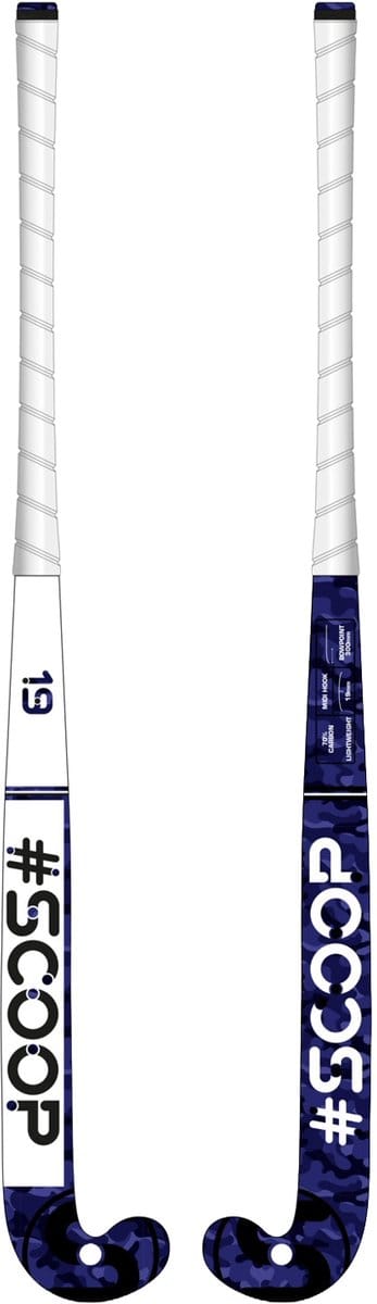 Scoop #15 Hockeystick - Mid Bow - 70% Carbon - Hockeystick Senior - Outdoor - 36,5 Inch