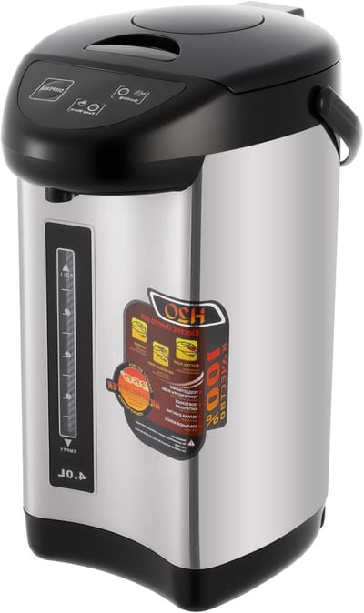 Warmwaterdispenser - Glühweinketel Tafelmodel - Direct Heet Water - Warmhoudfunctie - 4 liter - Zwart