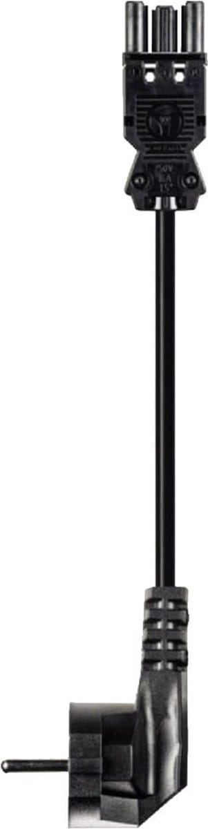 Wieland GST18-3 Aansluitsnoer - Schuko stekker (m) naar GST18-3 (m) - 3x1.50mm² - 4m - Zwart
