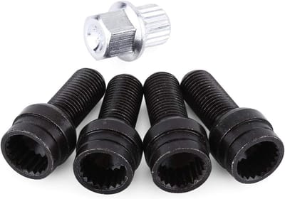 Universele Anti-diefstal Schroef voor Auto Banden, M14 * 1.5mm Beveiligingsbout en Sleutel voor Banden Veiligheid