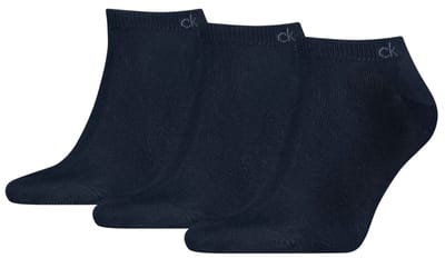 Calvin Klein - Sneakersokken Heren - 3 paar CK Sokken - Navy - Maat 39/42