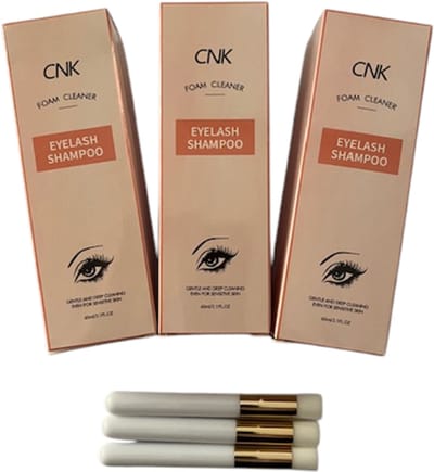 3X Foam Lash – 60ml - + 3X gratis reinigingsborstel - Foam cleanser - Lash foam shampoo - Olievrij- wimper shampoo - lash soap - cleanser for eyelashes - wimper schuim - wimper reiniging - make up remover - Lash shampoo - Wimper shampoo