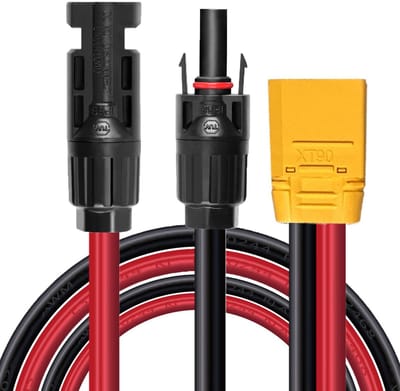 Zonne-energie XT90 Oplaadkabel - 1,5 Meter 10 AWG Solarpanel Verlengkabel