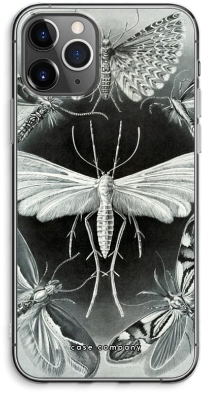 Case Company® - Hoesje geschikt voor iPhone 11 Pro Max hoesje - Haeckel Tineida - Soft Cover Telefoonhoesje - Bescherming aan alle Kanten en Schermrand
