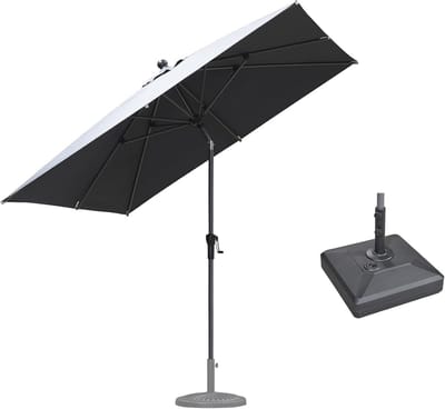 Grote Voetenparasol met Standaard - Waterafstotend en UV-bestendig voor Tuin en Terras