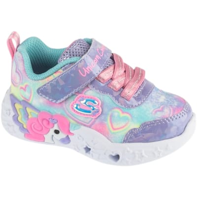 Skechers Unicorn Charmer - Lil Heart Sparkles, voor meisje, Purper, Sneakers, maat: 21