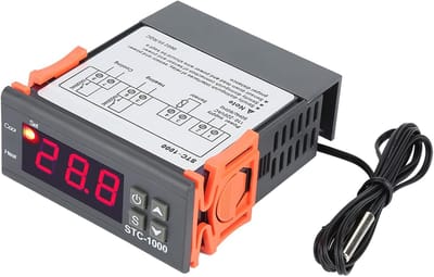 Digitale Temperatuurregelaar voor Koeling en Verwarming - Celsius Thermostaat met Sensor - 110-220V