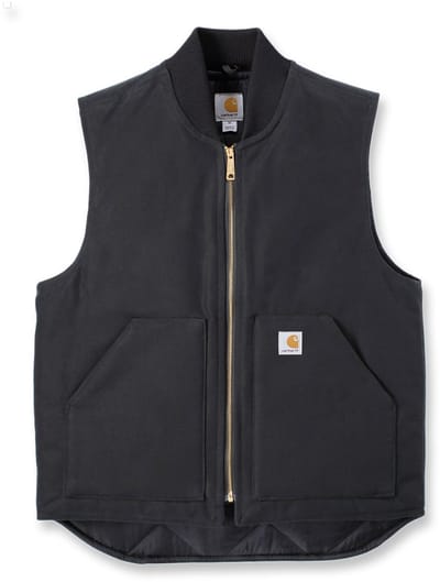 Carhartt Relaxed Fit Firm Duck Insulated Rib Collar Vest -
