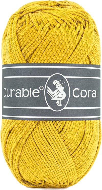 Durable Coral - 2206 lemon curry - Gemerceriseerd Katoen Garen