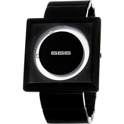 Horloge 666BARCELONA 666-060. Kwarts, Kleur zwart. Unisex. black