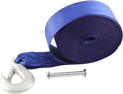 Lierband 9,0m blauw - Handlier - Handtakel - Voor aanhangers, boten en voertuigen - Novio