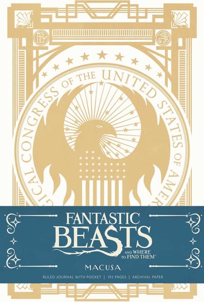 Harry Potter Fantastic Beasts and Where to Find Them Ruled Journal - Macusa - Hard cover