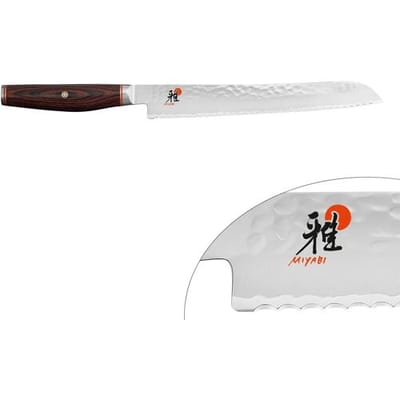 MIYABI 6000 MCT - Broodmes - met gekartelde rand - Mes: 230mm