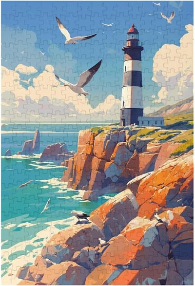 Houten Puzzel - 3000 Stukjes - Ontspanning Thuis - HD Kwaliteit Poster - 81x122cm - Kleurrijk