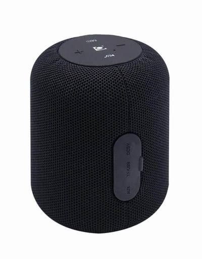 GMB-Audio Draagbare Bluetooth Speaker met Ingebouwde Microfoon, Zwart - Ideaal voor Muziek, Handsfree Bellen, FM Radio en Meer - Ondersteunt MicroSD & USB in een Compact, Reisvriendelijk Ontwerp