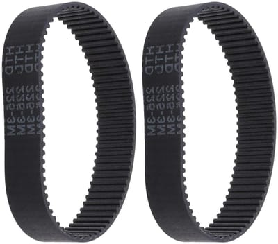 2 x Rubber Timing Belt HTD 225-3M-17 75T Closed Loop, Geschikt voor Bosch en SILVERCREST, Duurzame Aandrijfriem voor Tuinmachines en Gereedschap
