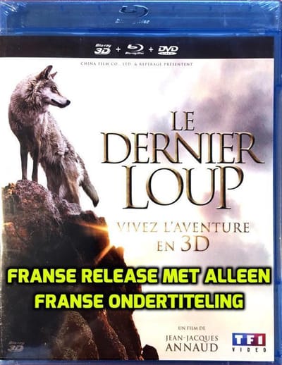 The Last Wolf (aka Le Dernier Loup) [Combo Blu-ray 3D + Blu-ray + DVD ]