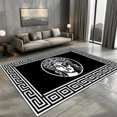 Modern Luxe Tapijt voor Woonkamer Modeontwerp Grote Maat Kleden Garderobe Antislip Vloermatten Slaapkamer Bedzijde Zachte Tapijten 80*120cm